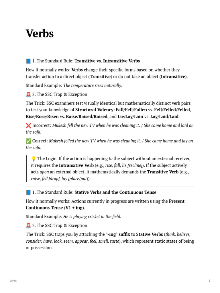 Verb: An Introductory Summary | PDF | Grammatical Number | Plural