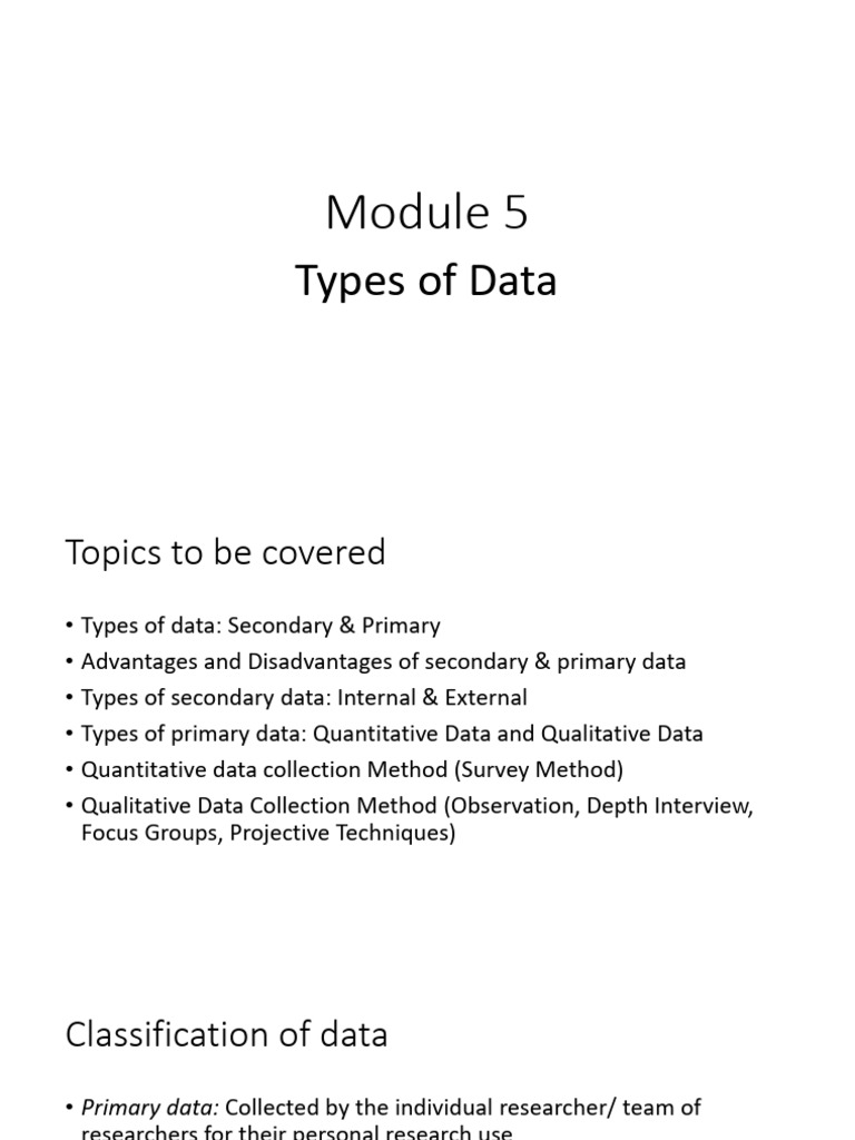 Module 5- RM | PDF | Survey Methodology | Quantitative Research