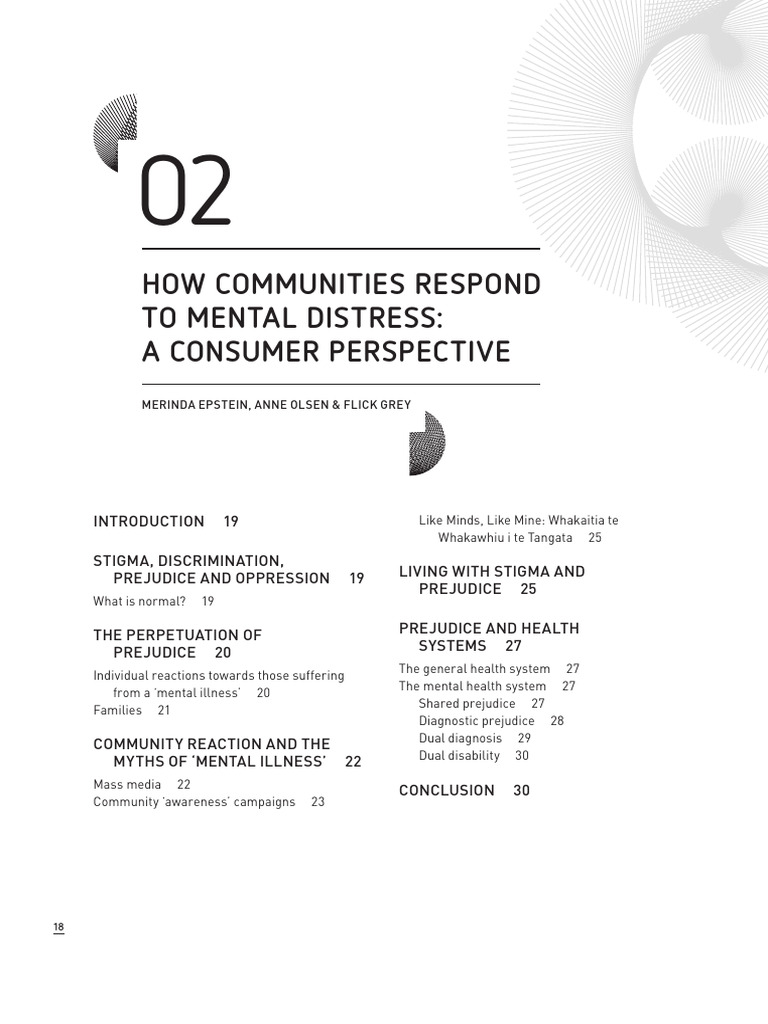 Mental Health in Australia Collaborative Community... - (Contents ...