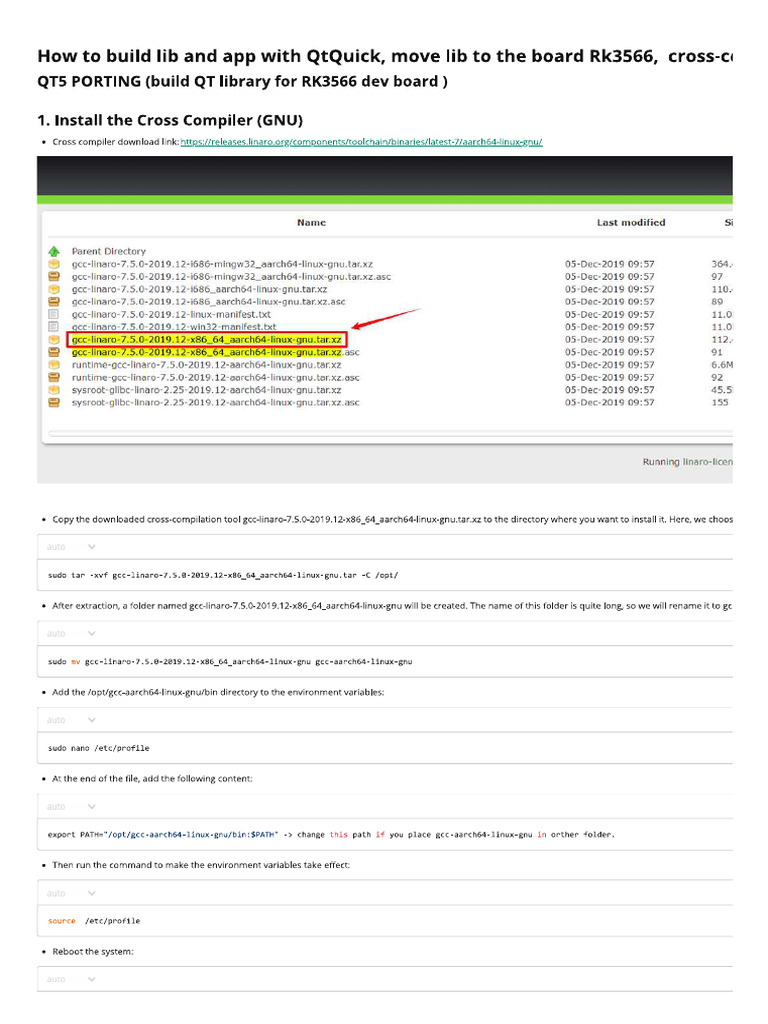 Build Lib_ App With Qt Quick_ Build App and Cross-compilation | PDF