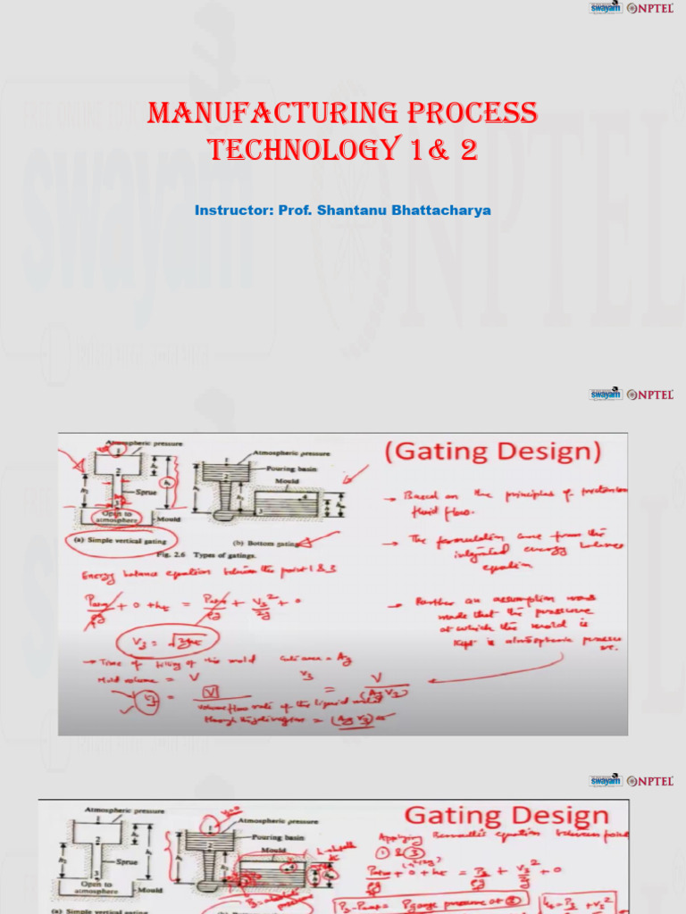 Manufacturing Process Technology Week 3 | PDF