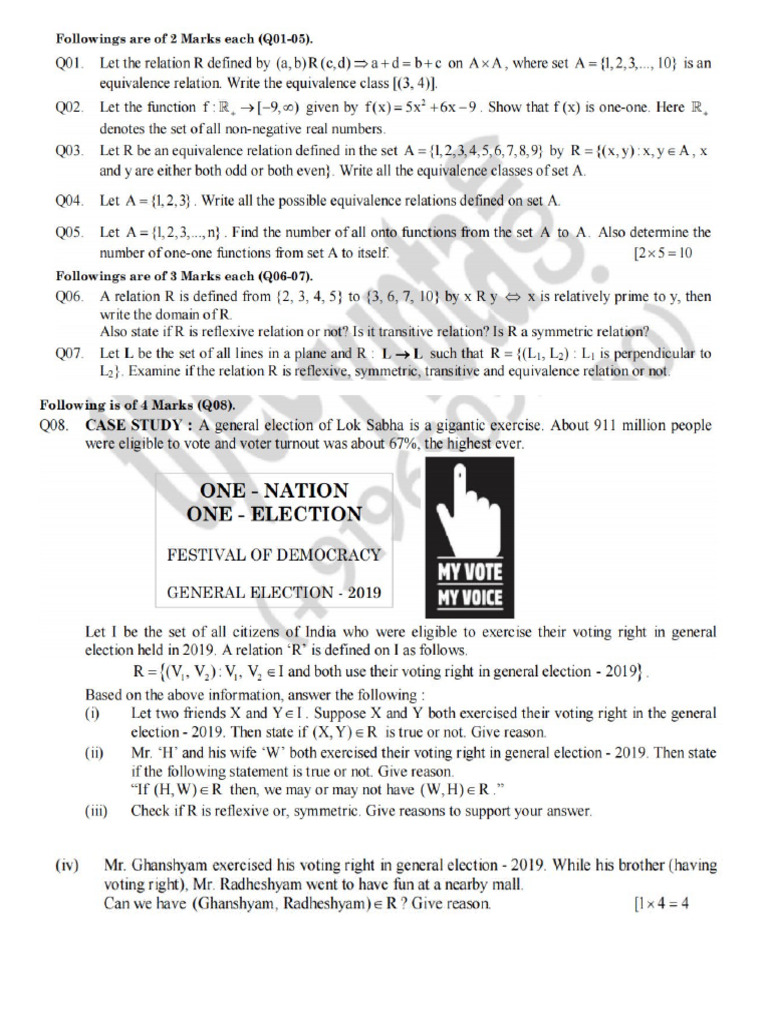RNF WS | PDF | Mathematical Logic | Functions And Mappings