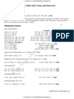 Speedmaths Shortcuts