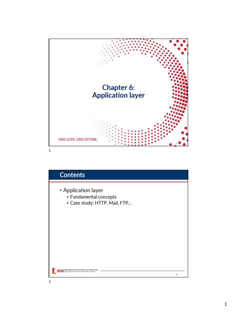 Chapter 6 - Application Layer | PDF