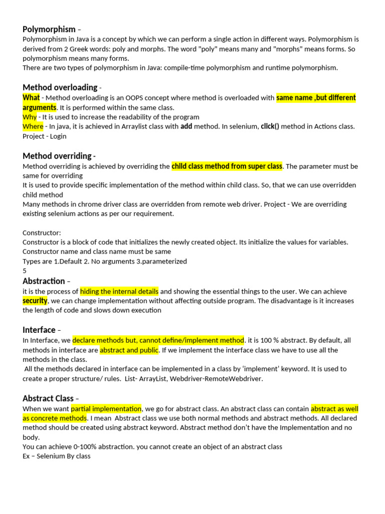 Interview Preparation (1)Dgh (3) | PDF | Method (Computer Programming ...