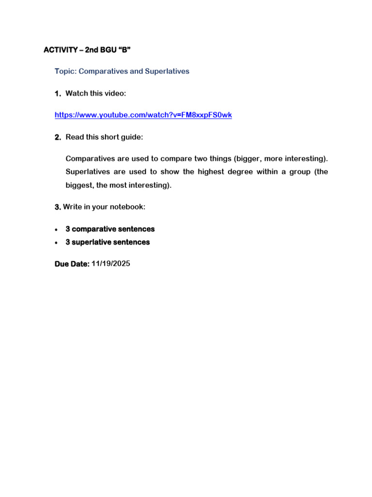 Activity - 2nd Bgu 