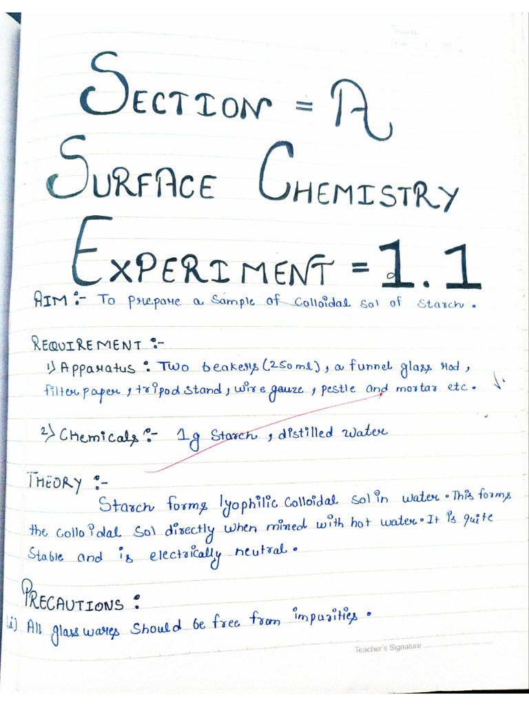Lab Practicals Class 12 Chemistry | PDF
