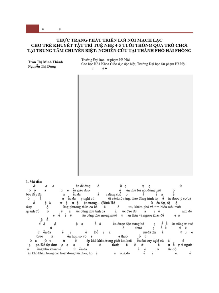 TRN TH Minh THNH Nguyn TH Dung | PDF