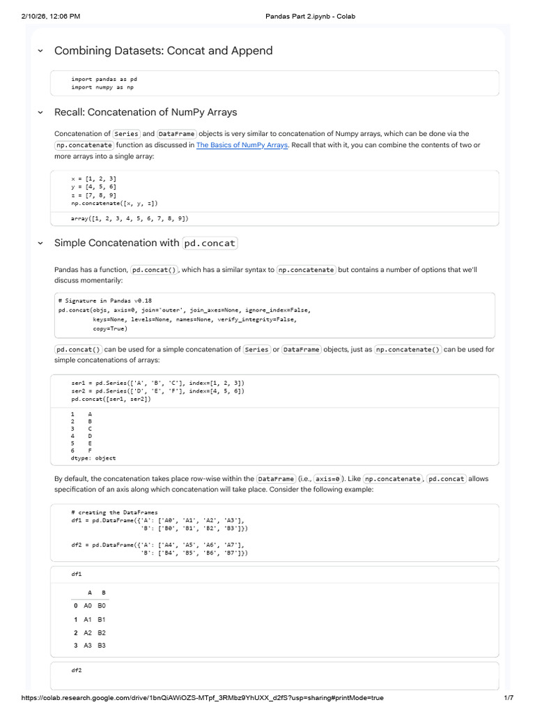 Pandas Part 2.ipynb - Colab | PDF | Computing | Software Engineering
