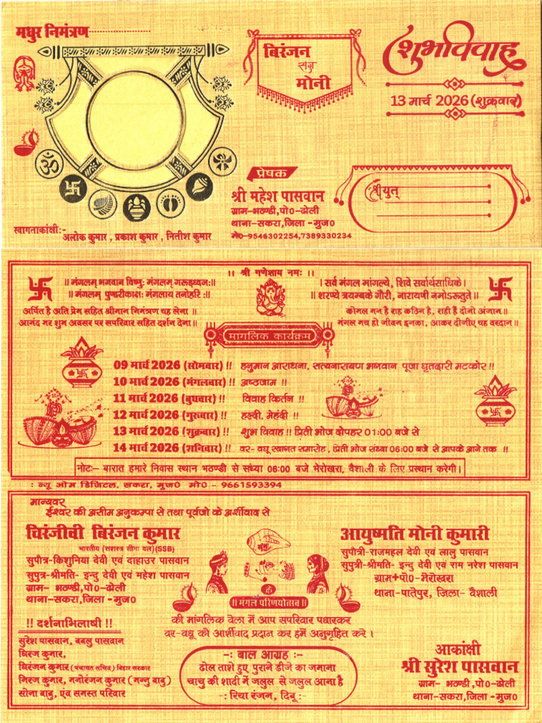 Sadhi Card | PDF