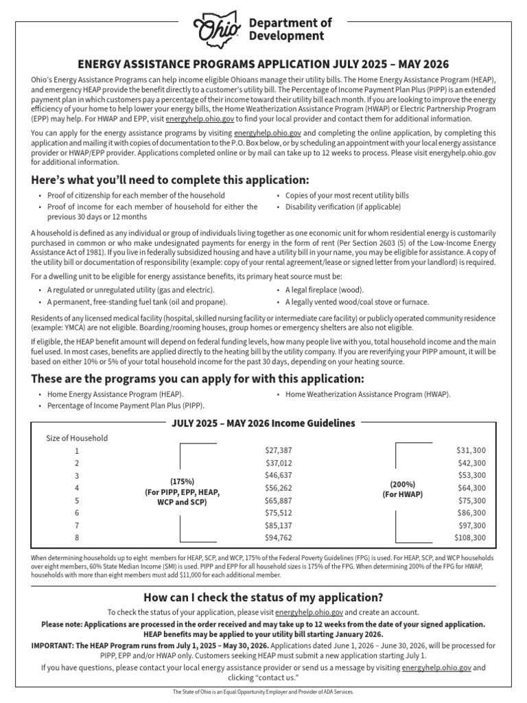 Home Winterization Application | PDF | Social Security (United States ...