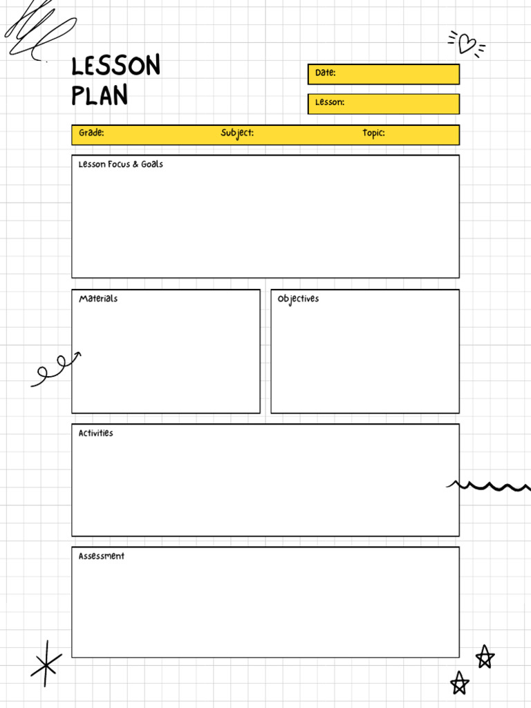 Fun Grid Doodle Lesson Plan | PDF