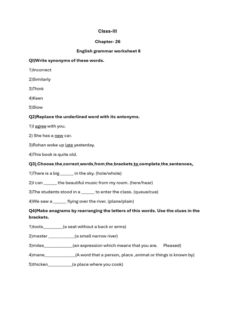 Clsss III | PDF