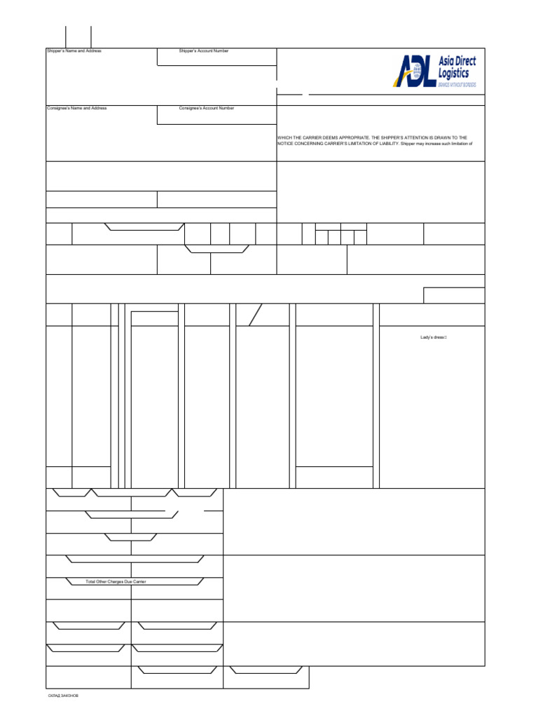 Hawb Adl251201 | PDF