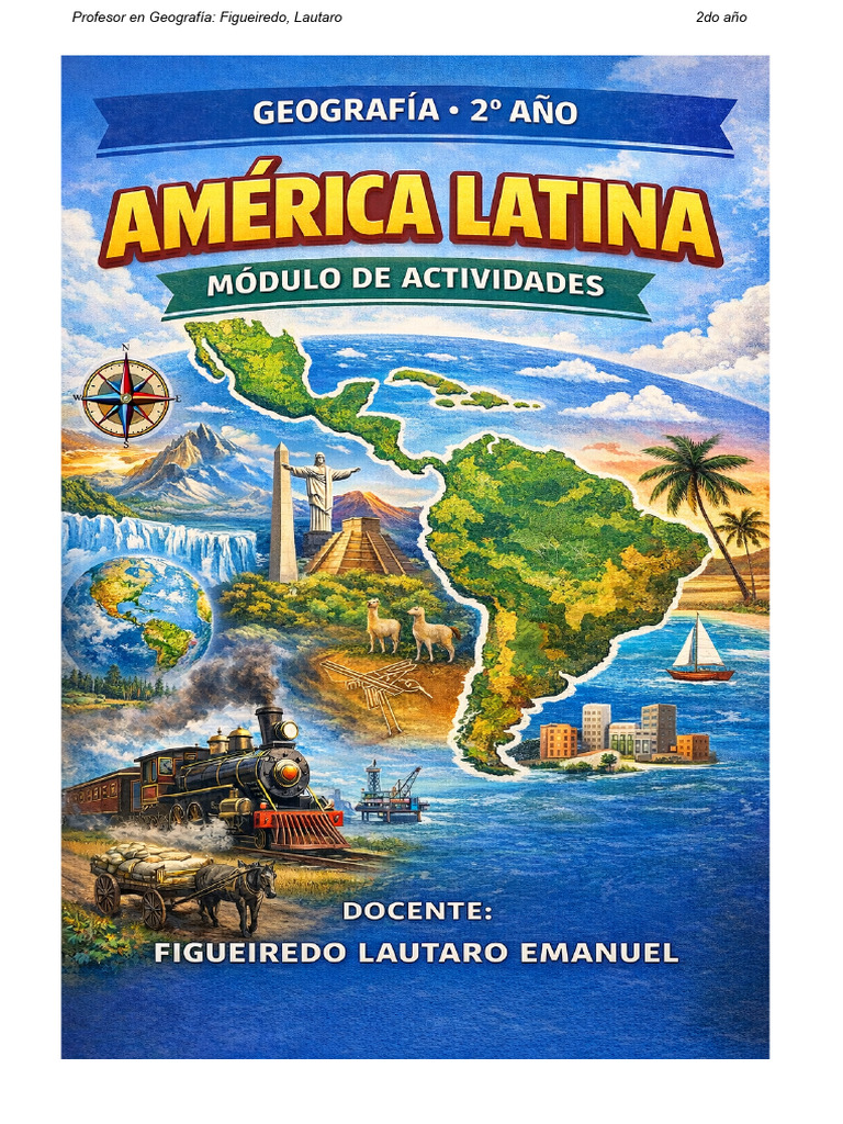Cuadernillo 2do Geografia | PDF | Mapa | Cartografía