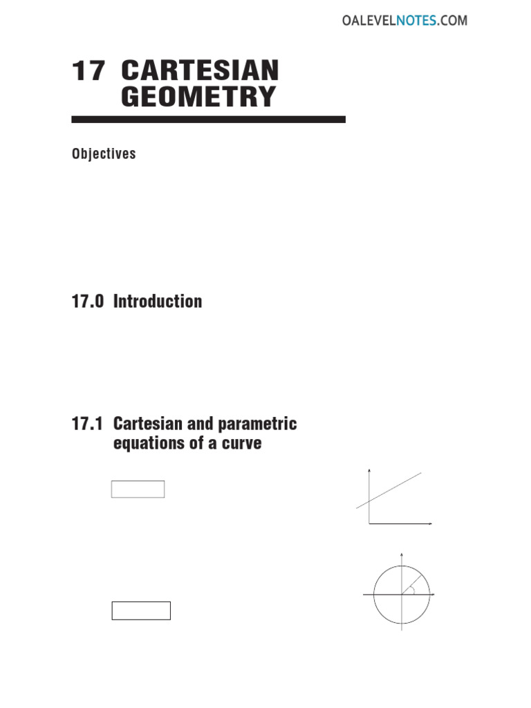 17 Cartesian Geometry | PDF | Equations | Line (Geometry)