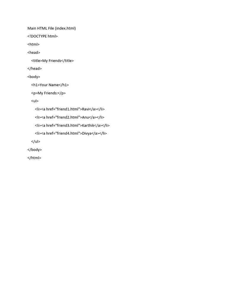 Main HTML File | PDF
