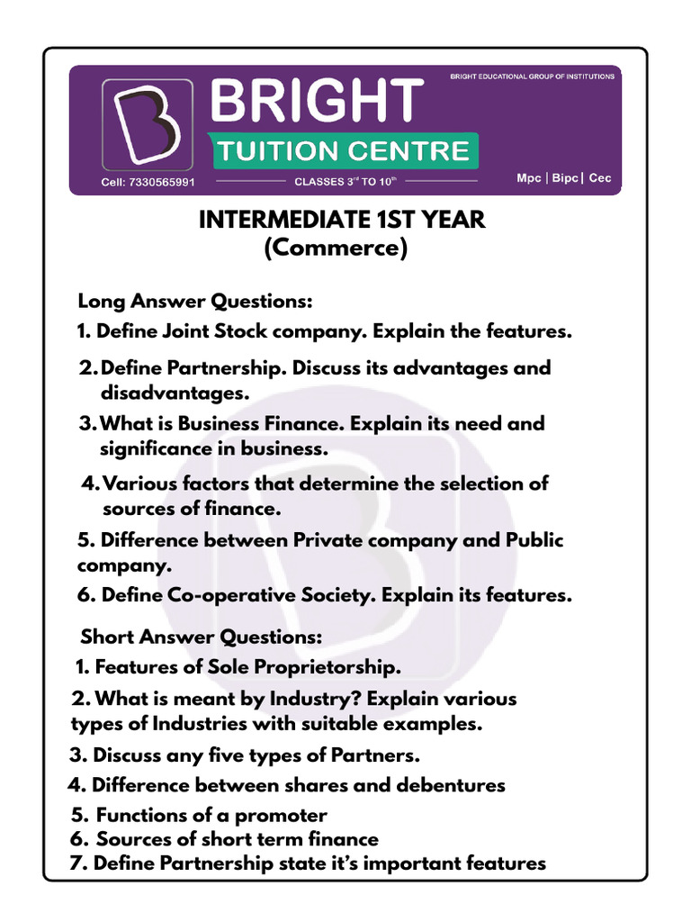 Junior Inter Imp (Commerce) | PDF | Debits And Credits | Corporations