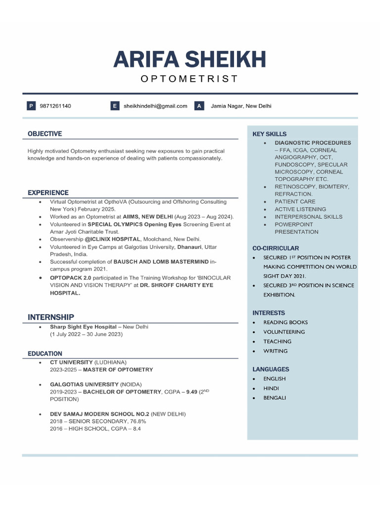 As. Resume Copy 2 | PDF