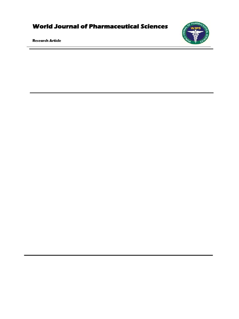 Patch Research Paper | PDF | Topical Medication | Pharmaceutical ...