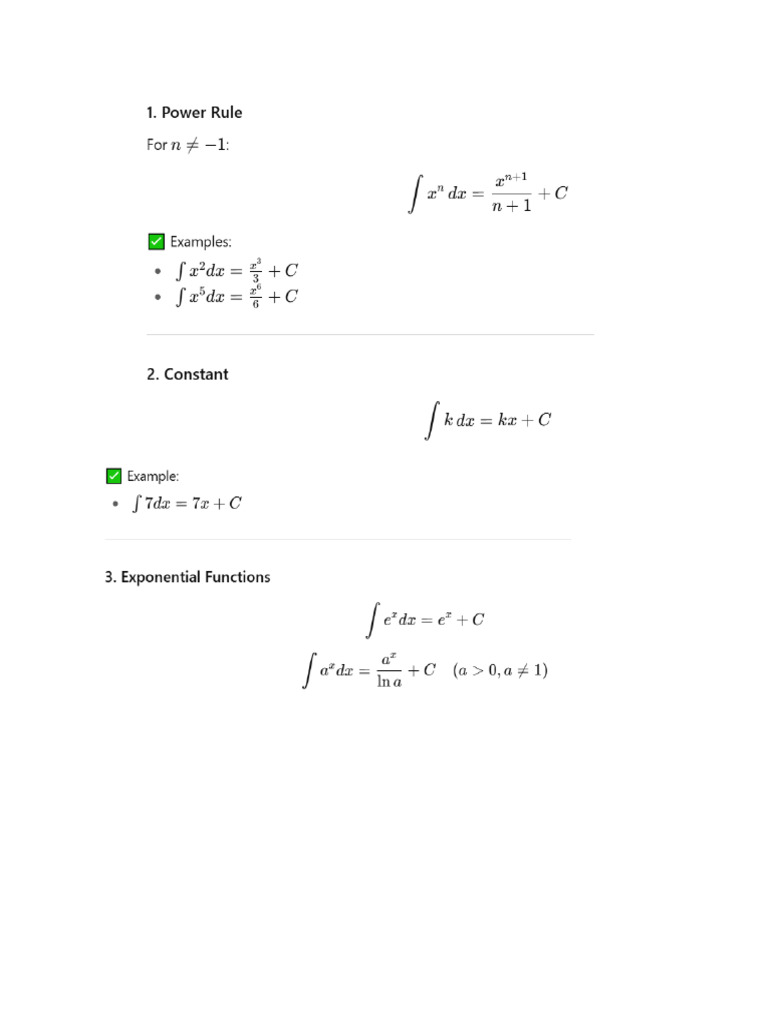 Integration | PDF