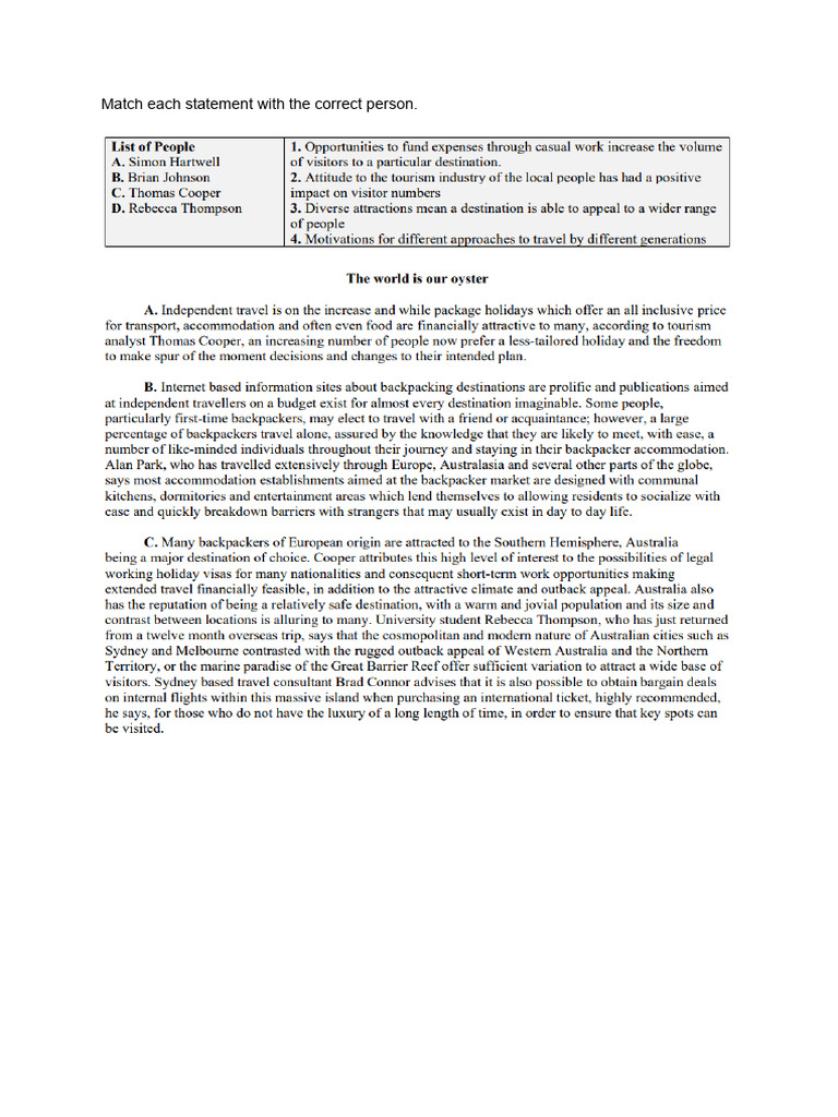 Reading Match | PDF