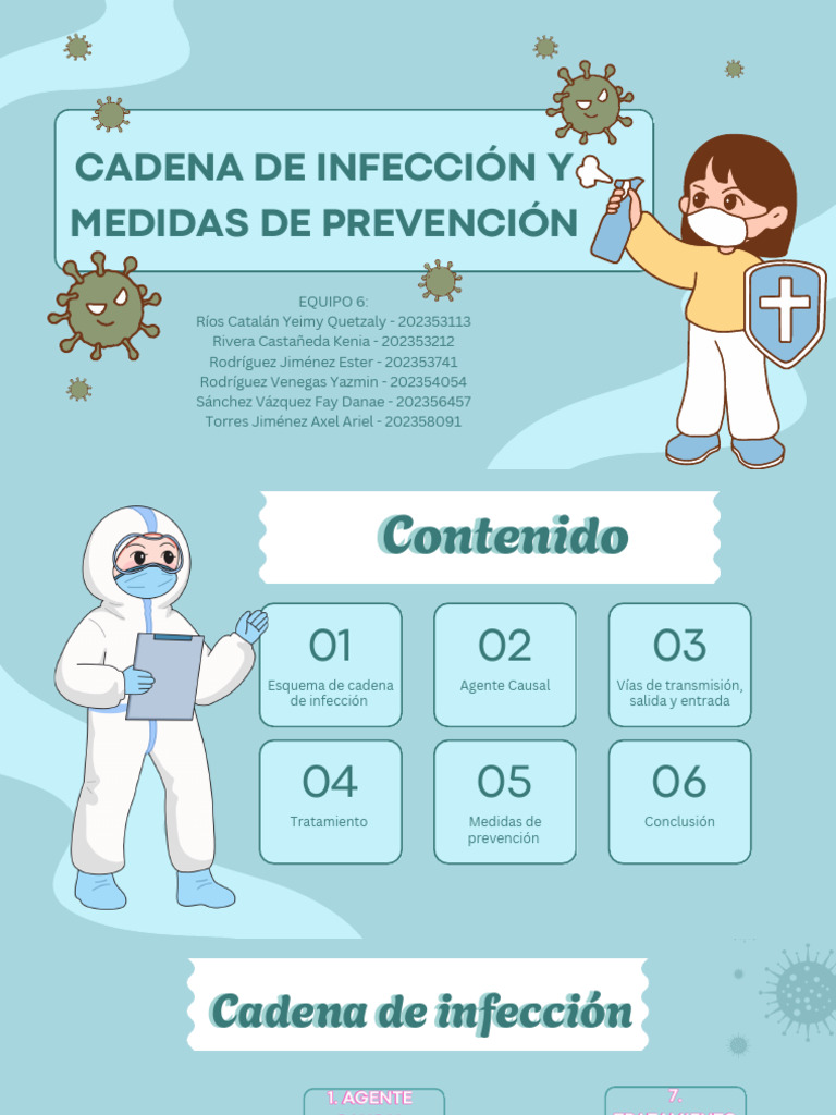 Expo Cadena de Infeccion | PDF | Infección | Virus