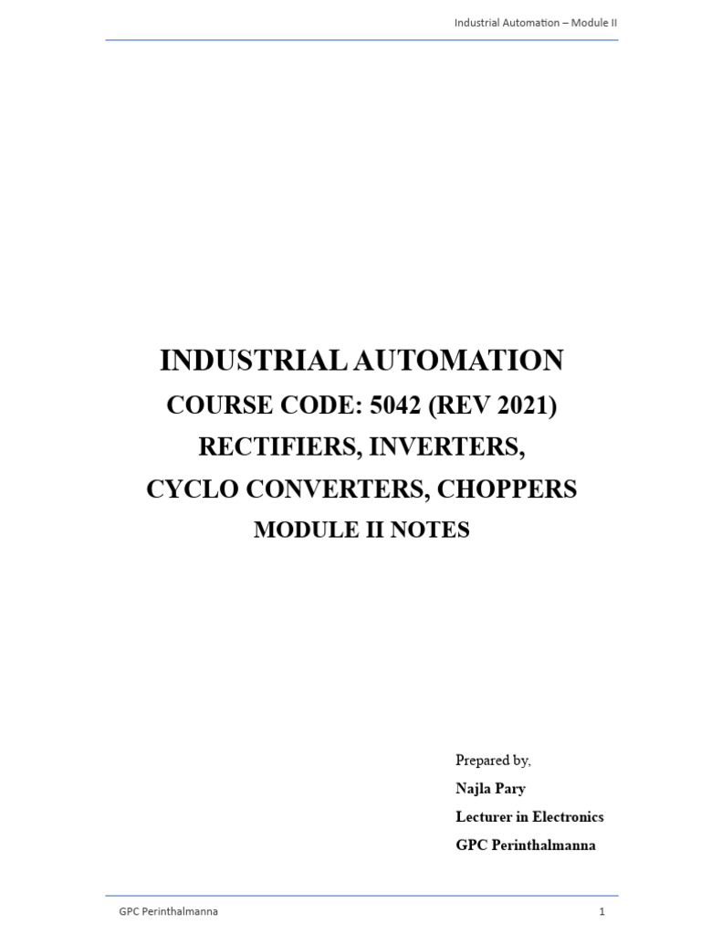 Module 2 | PDF | Rectifier | Direct Current