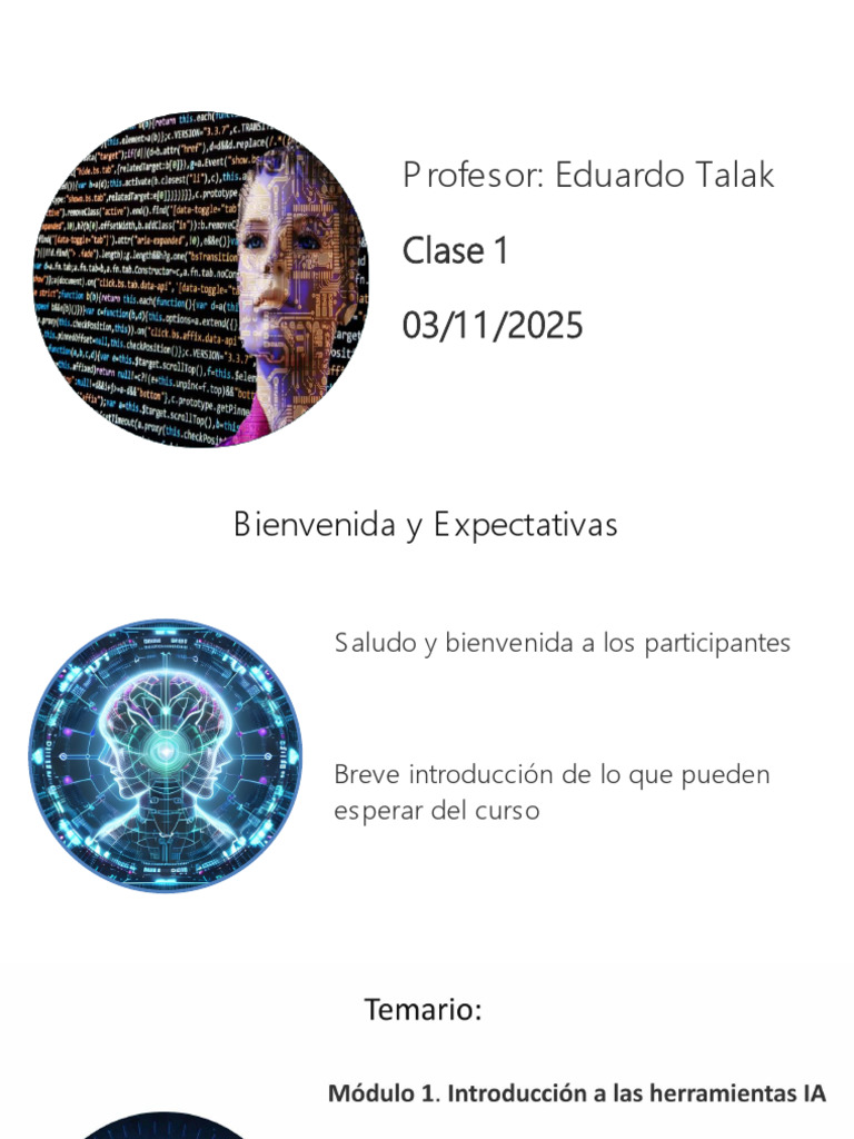 Clase 1 Introduccion A La IA | PDF | Inteligencia artificial ...