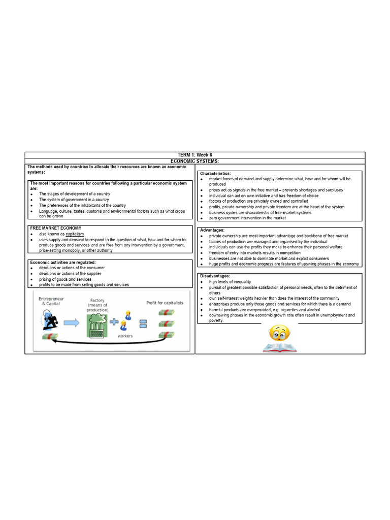 Notes on Economic Systems | PDF | Free Market | Profit (Economics)