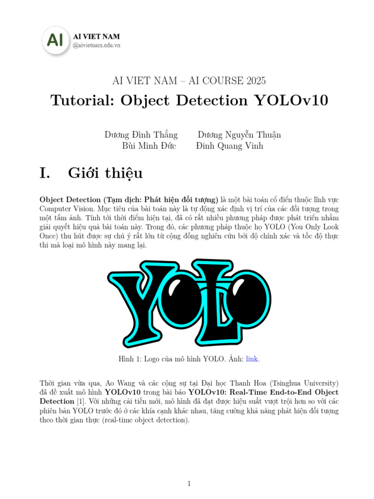 YOLO Tutorial | PDF