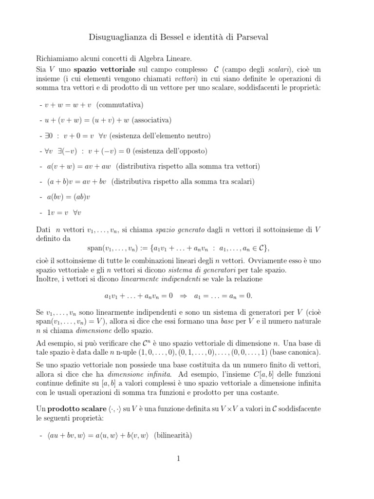 Bessel Parseval 001