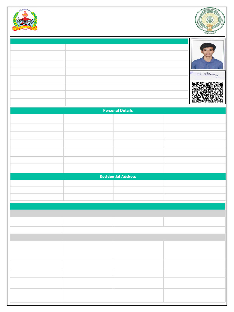 AP PG Aplication | PDF