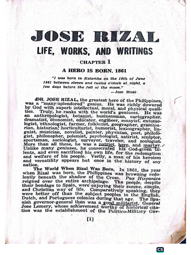 RIZAL | PDF