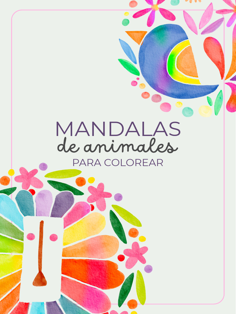 Bonitas Mandalas de Animales Listas para Colorear | PDF