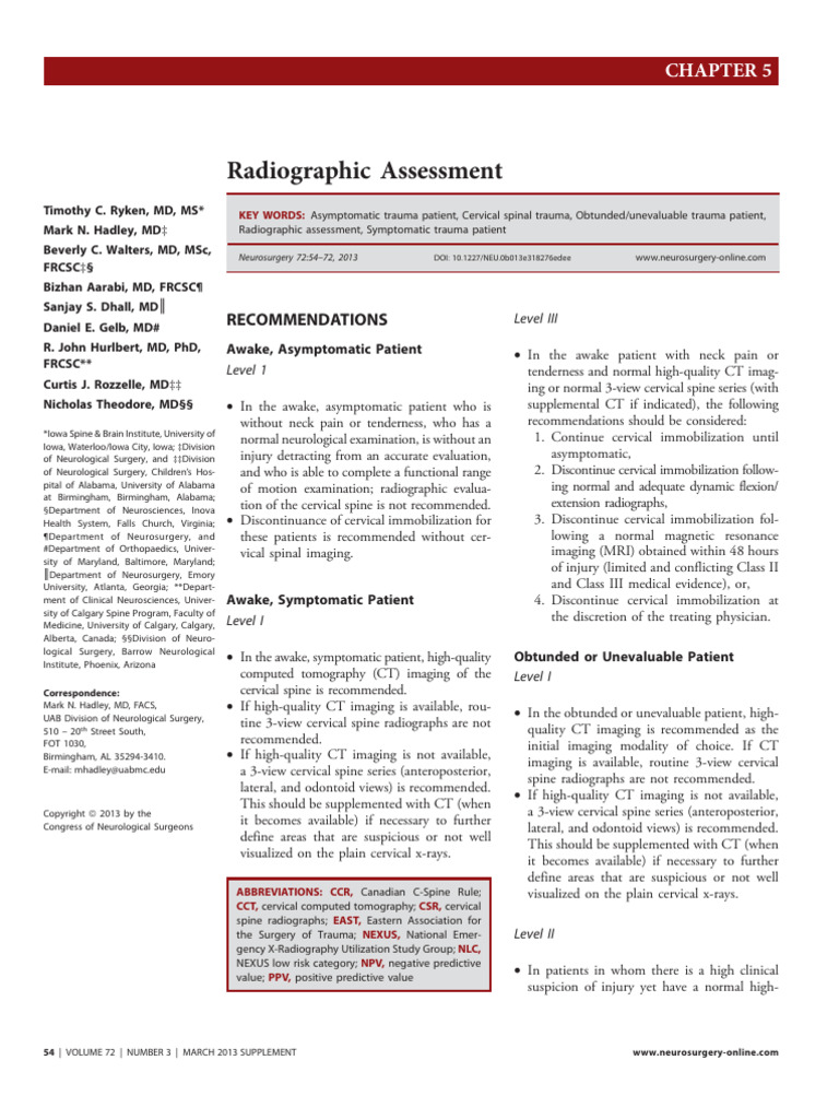 Radiographic Assessment | PDF | Medical Imaging | Radiography