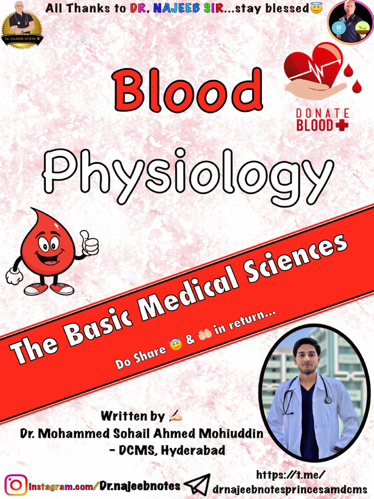 Blood Physiology | PDF