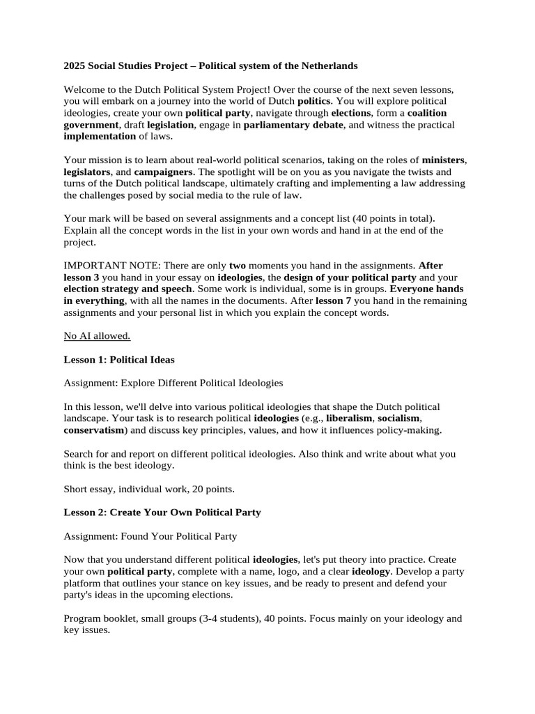 2425 Social Studies Political System | PDF | Member Of Parliament ...
