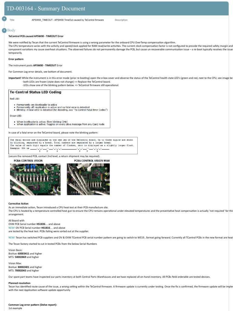 Apsw00 - Timeout Error (Caused by Tecontrol) | PDF | Computer Science ...