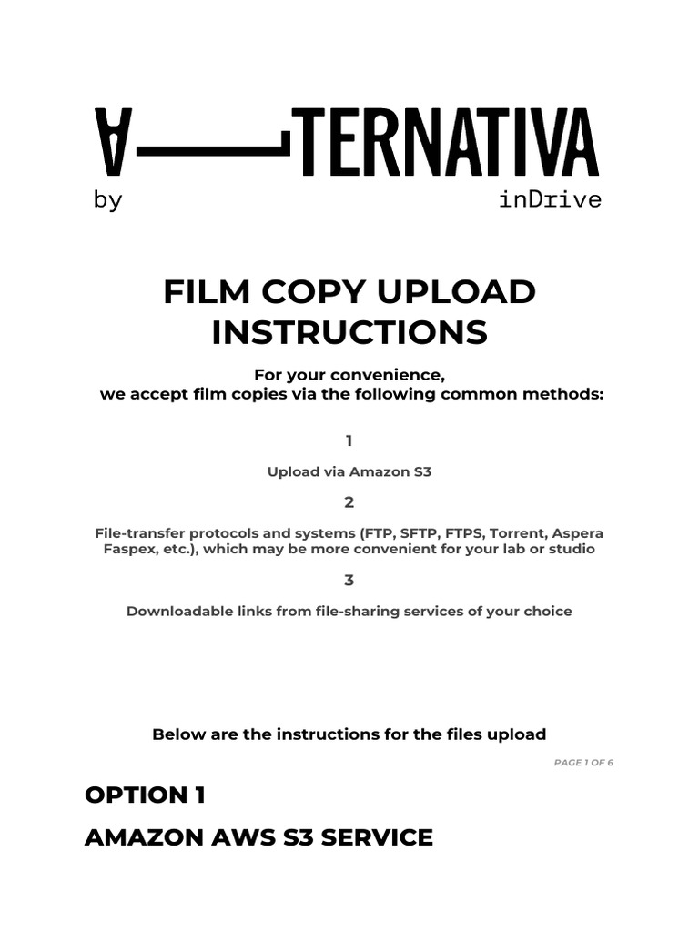 Aff Upload Instructions | PDF | File Transfer Protocol | Internet Standards