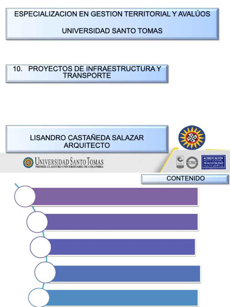 Proyectos de Infraestructura Transporte | PDF | Dominio eminente