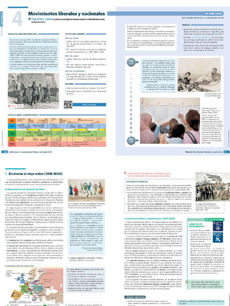 U4. Rev. Liberales | PDF
