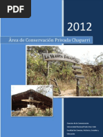 ÁREA DE CONSERVACIÓN PRIVADA CHAPARRÍ