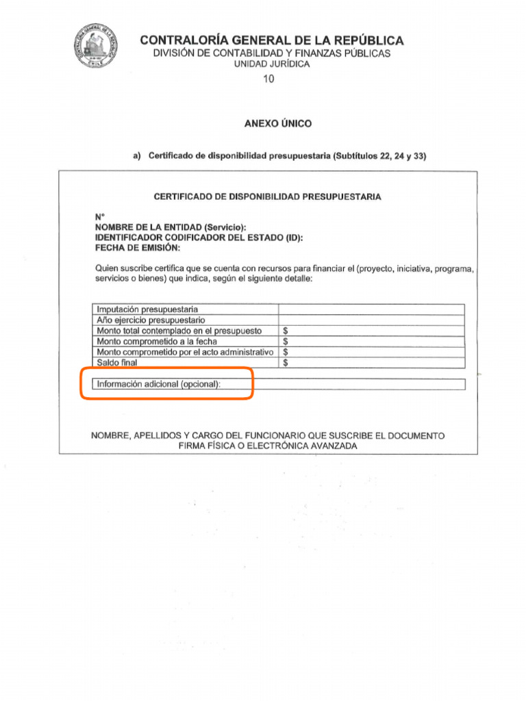 CDP Contraloría | PDF