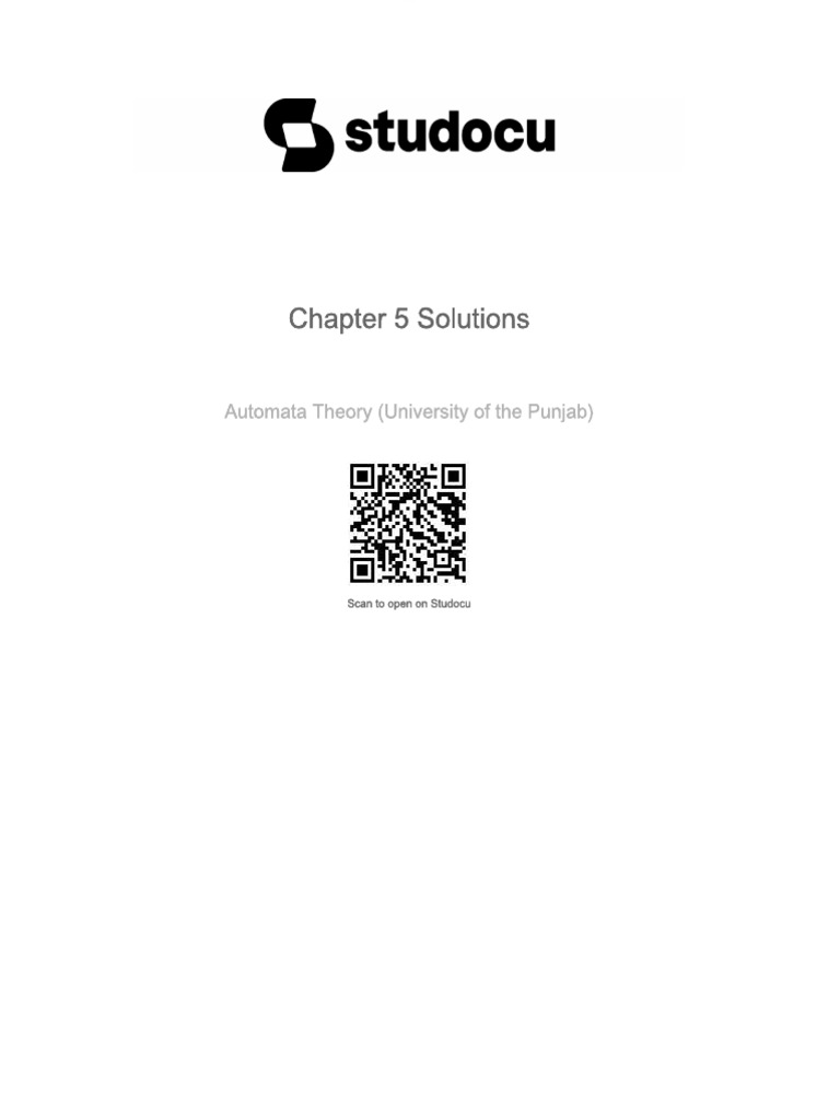 TOA Chapter 05 Solution | PDF