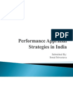 Performance Appraisal Strategies in India