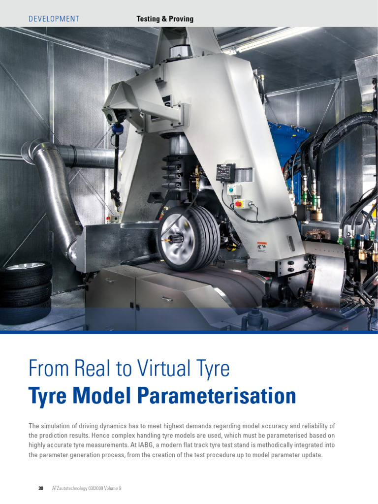 From Real To Virtual Tyre | PDF | Tire | Simulation