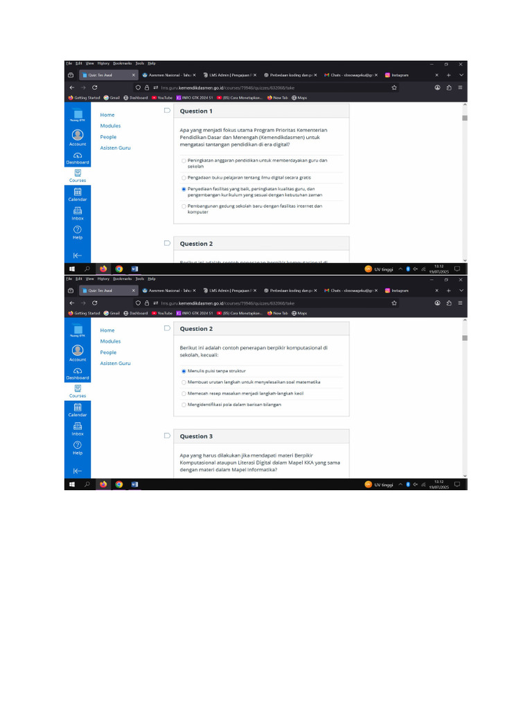 Pretest Koding | PDF