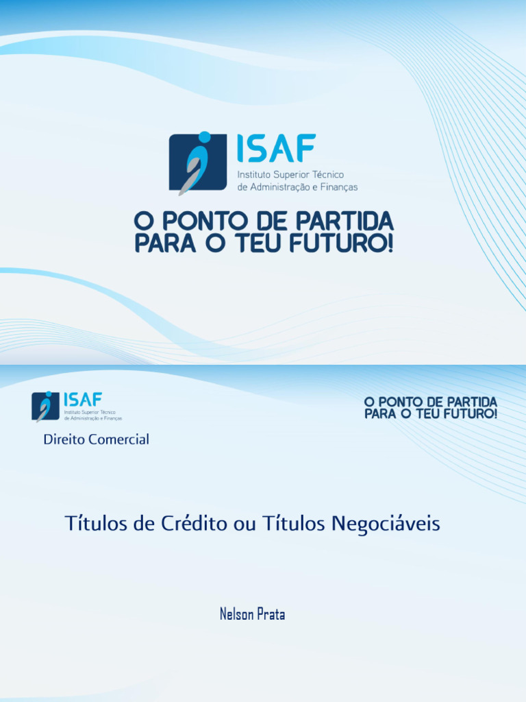 SumÃ¡rio TÃ - Tulos de CrÃ© Dito 24 | PDF | Cheque (banco) | Crédito