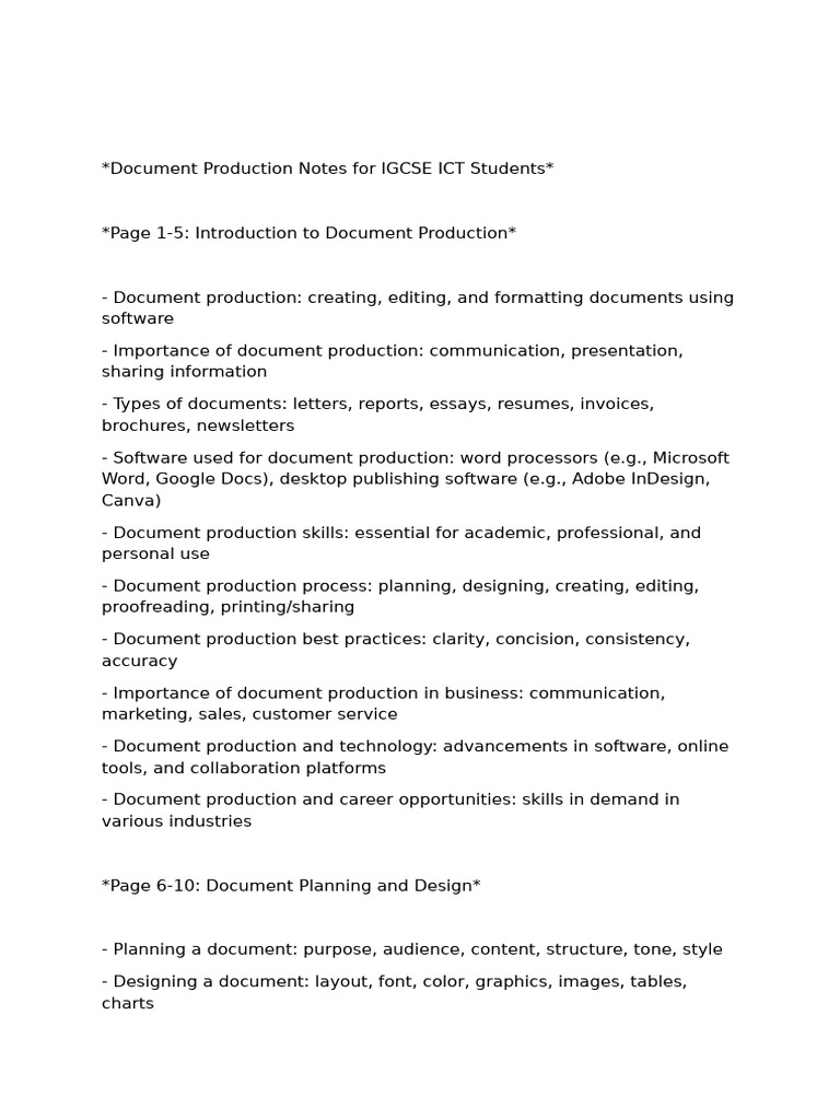 Document Production Ict | PDF | Page Layout | Graphics